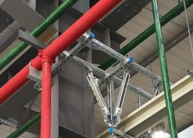 高阳该抗震支架的整体式支吊架结构协调性好